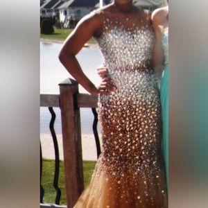 Gorgeous Blush Prom Dress by Alexia,  Size 4